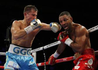 Golovkin derrotó a Brook y retuvo sus títulos mundiales