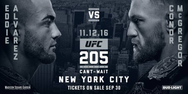 McGregor y Álvarez se medirán en el UFC 205