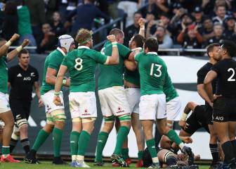 Irlanda sorprende a los All Blacks y acaba con su récord