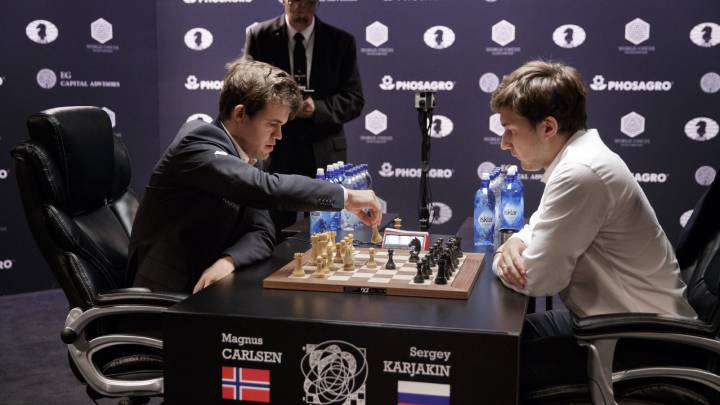 El gran Magnus Carlsen retiene el título gracias al tiempo