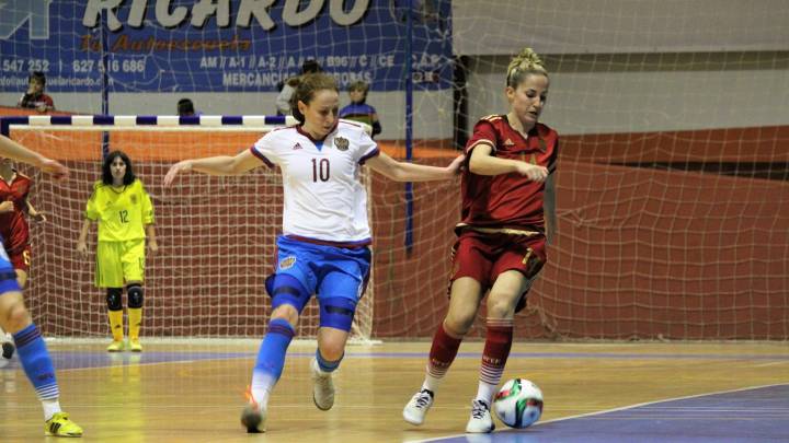 Fútbol sala: La Selección femenina cae 2-1 Rusia en un cuadrangular AS.com