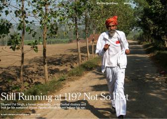 El atleta indio que sigue compitiendo con 119 años
