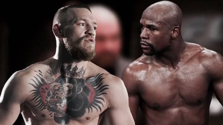 Conor McGregor subió un montaje a las redes sociales en las que aparece frente a Floyd Mayweather de cara al posible combate que puede haber entre ambos.