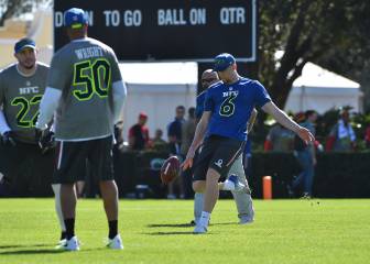 Pateadores de Raiders, Chiefs y Rams inventan el triple 'punt'