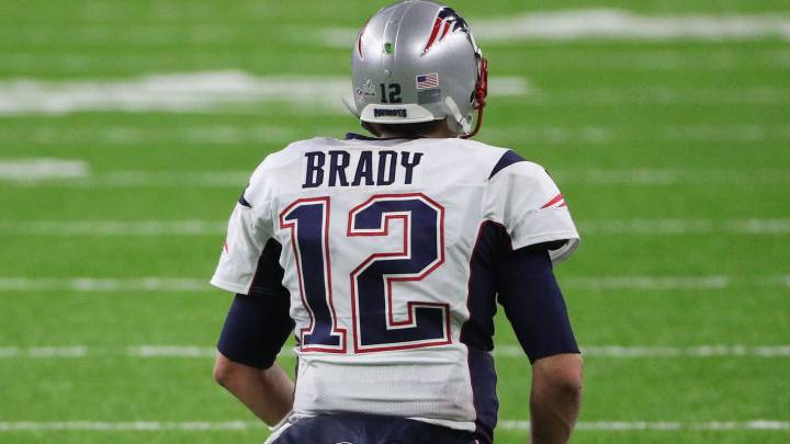 Tom Brady con la ya famosa y desaparecida camiseta. 