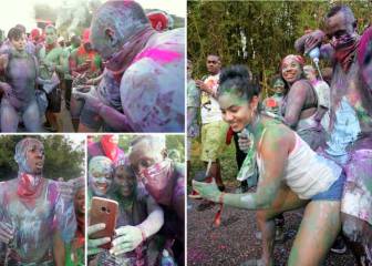 Bolt se relaja entre pintura y twerking antes de su gran cita