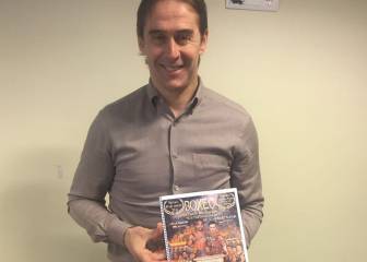 Julen Lopetegui 'se sube' al ring y pide apoyo para Luca Giacon