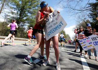 Maratón de besos en Boston