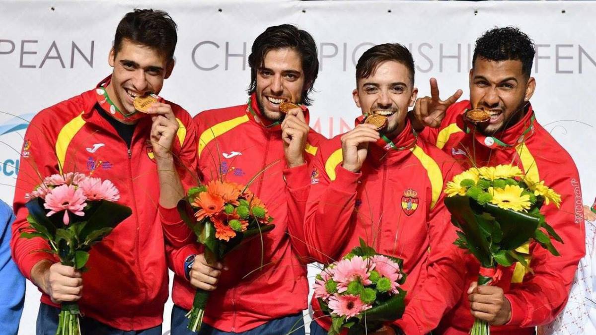 España se proclama campeona de Europa en espada masculina