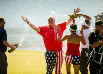 John Daly: victoria, pantalones de EE UU y felicitado por Trump