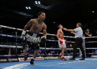 Davis fue una pesadilla para Walsh con Mayweather de testigo