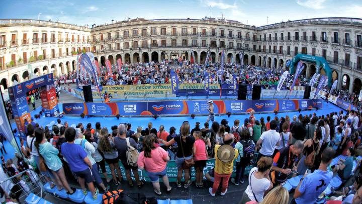Los mejores triatletas nacionales
estarán en Vitoria-Gasteiz