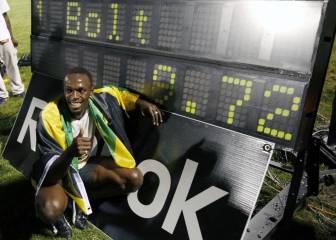 Bolt celebra los nueve años de su primer récord mundial