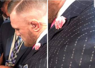 McGregor buscó provocar a Mayweather... con su traje