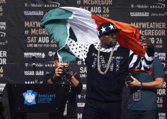 Mayweather-McGregor, cerca de los golpes en Nueva York
