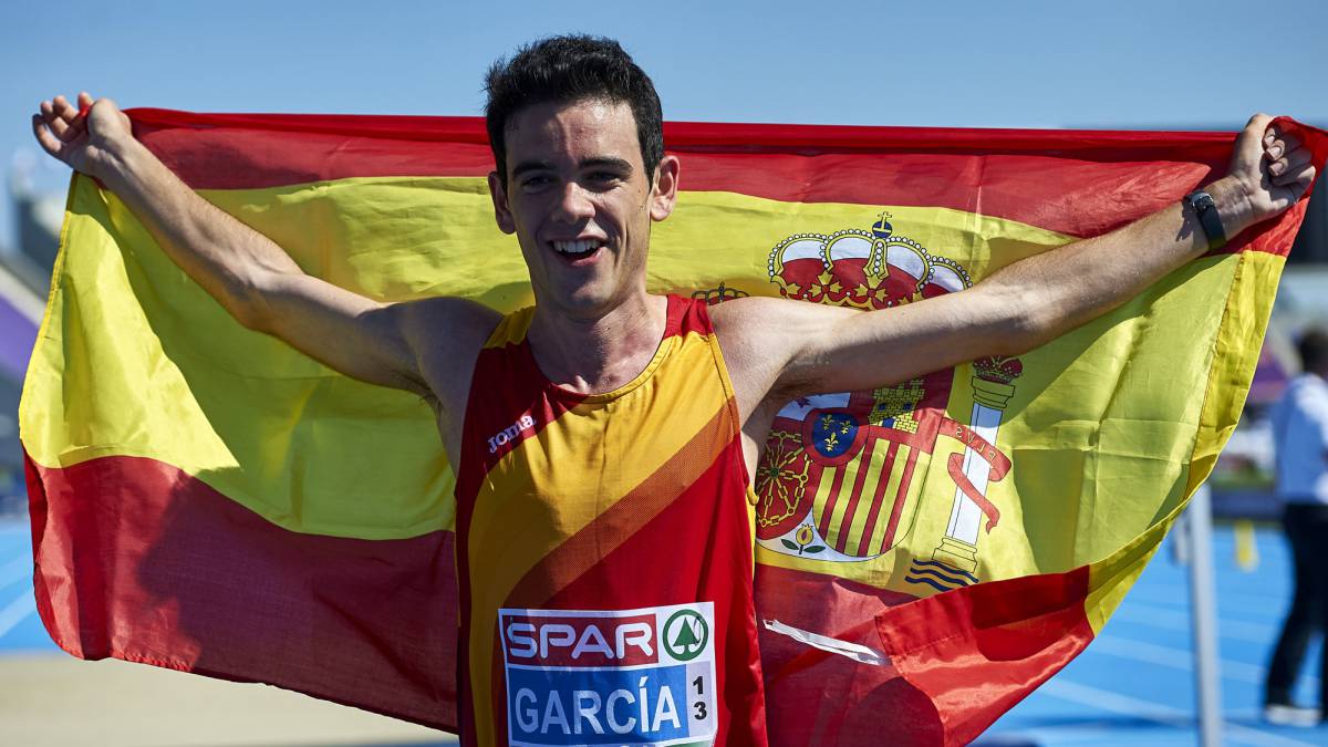 Atletismo Diego García, campeón de Europa sub23 de 20 km marcha