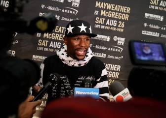 Mayweather sale en defensa de McGregor: 