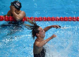 Ledecky pierde por primera vez ante la incombustible Pellegrini