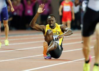 Las dramáticas imágenes de la lesión de Usain Bolt