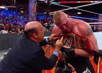 Brock Lesnar retiene el título en Summerslam y sigue en la WWE