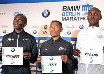 Kipchoge-Bekele-Kipsang: triple asalto al récord en Berlín
