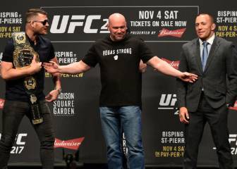Bisping mide el retorno de la leyenda St-Pierre en NY