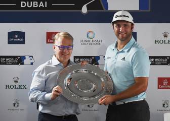 Jon Rahm, novato del año en Europa: 