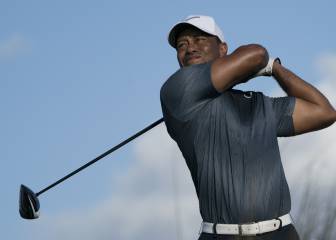 Tiger Woods sufrió, pero sonríe: 