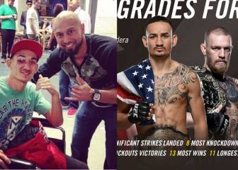 McGregor reta a Holloway con una foto de su ojo herido