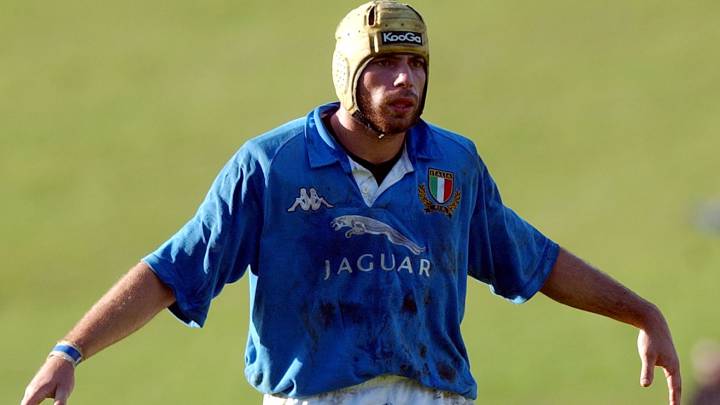 El jugador italiano Andrea Benatti, durante un partido con su selección.
