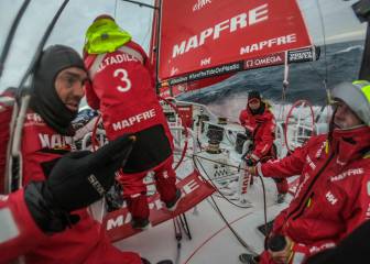 Olas heladas y 30 trasluchadas para el Mapfre en el Índico