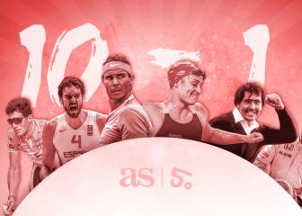 Los 50 mejores deportistas españoles (10-1)