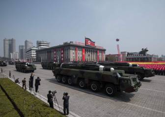 Corea del Norte hace un desfile militar antes de Pyeongchang