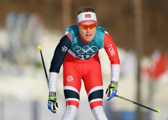 Haga domina y gana el oro y Bjoergen remonta por el bronce