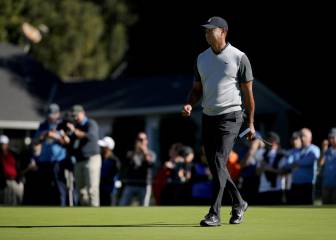 Cantlay y Finau lideran en un mal día de Cabrera y Tiger