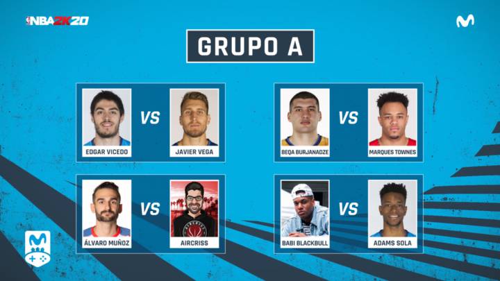 Todos los participantes de la Copa Seguimos Conectados de NBA 2K