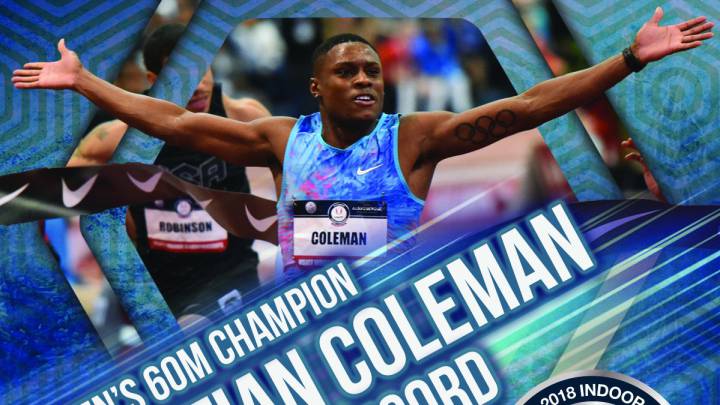 ¡Coleman vuela de nuevo! Otro récord mundial de 60 (6.34)