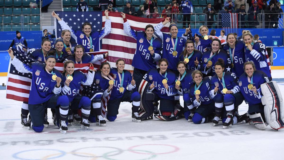 Resultado de imagen de equipo hockey femenino estados unidos