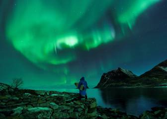Así se surfea en el Círculo Polar Ártico
