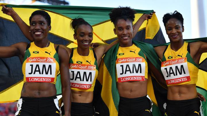 Jamaica 4x400 Commonwealth 2018