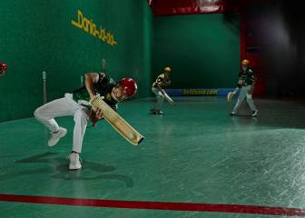 Donald Trump juega contra los pelotaris vascos en el jai-alai