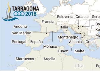 Calendario, sedes y países de los XVIII Juegos Mediterráneos