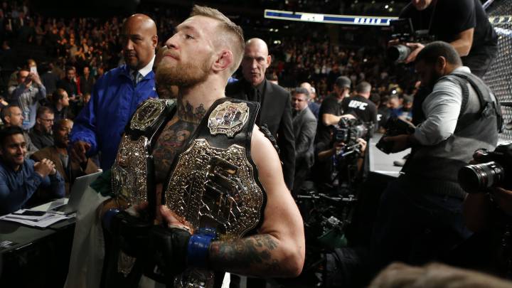 McGregor, en peleas por títulos: siempre ganó antes del límite