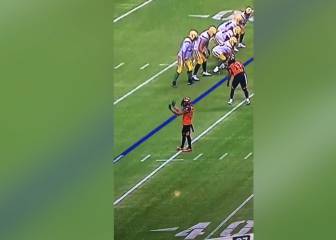 American football player gets healthy dose of instant karma