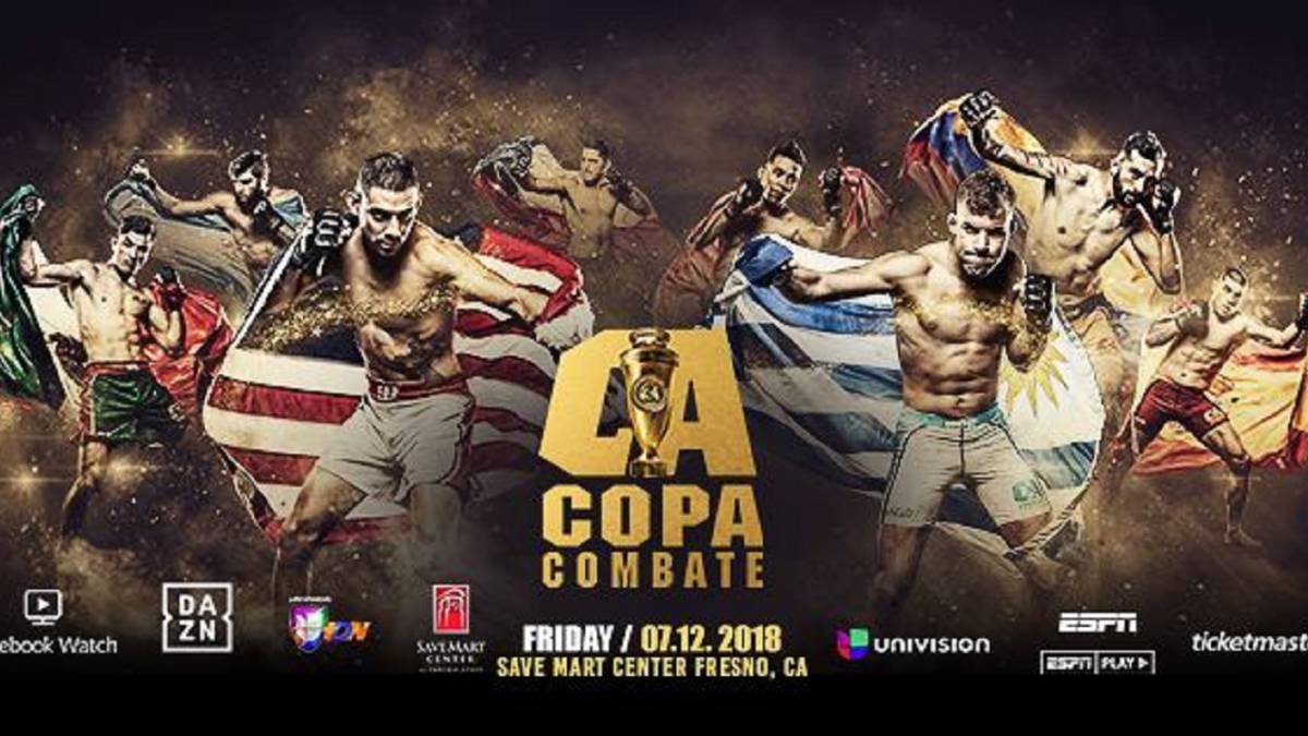 Copa Combate horario, TV, cartelera y cómo ver online MMA