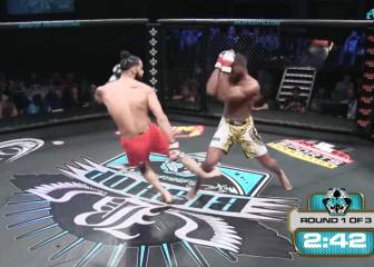 Se rompe la pierna tras dar una patada y su rival no puede ni mirar: No apto para sensibles