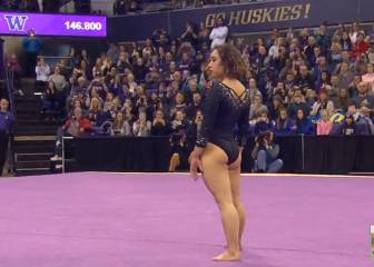 ¡La gimnasta más viral ha vuelto y con otro 10! Qué espectáculo