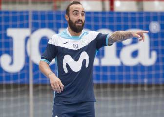 Ricardinho, durante un entrenamiento con el Movistar Inter.