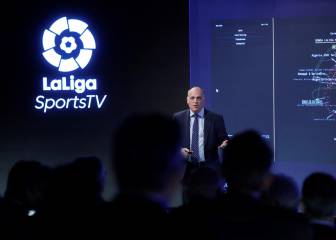 Tebas presentó la app de LaLiga: 