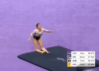 Gymnast Samantha Cerio suffers horrific injury